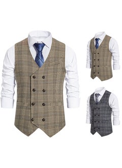 Buy New Fashionable Herringbone Patterned Suit Vest in Saudi Arabia