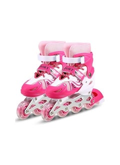 اشتري Kids Unisex Four Wheel Roller Skating Shoes Small في السعودية