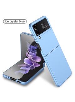 Buy Luxury Case Slim Flip Full Cover For Samsung Galaxy Z Flip 4 Case Anti-knock Plastic Matte Hard Cover For Samsung Z Flip 4 in UAE