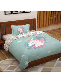 اشتري Caramel Digital Print-Kids Single Comforter Set All Season Ultra Soft Fluffy Lightweight Microfiber Bedding Set 240xW160cm في الامارات