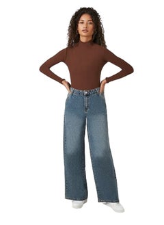 Buy Mid-Rise Wide-Leg Jeans in Egypt