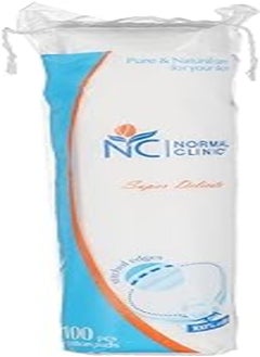 Buy Normal Clinic Double Sided Cotton Pads - 100 Pieces in Egypt