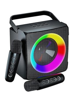 Buy Sd-508 Portable Karaoke Machine With 2 Wireless Microphones in UAE