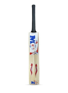 Buy Kashmir Willow Bravo Cricket Bat for Light/Hard Tennis Ball with Cover- Blue/Red in Saudi Arabia