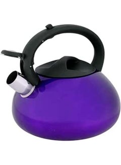 اشتري Stainless Whistle Tea Kettle 3 Liter Purple في مصر