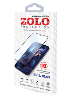Buy 9D Tempered Glass Screen Protector For Oppo A52 Clear in UAE
