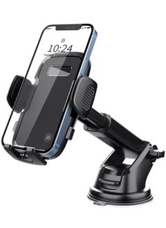 Buy Phone Holder Car Mount - Powerful Suction, Dashboard/Windshield/Air Vent Mount, Universal Accessories, Thick Cases Friendly, Automobile Cell Phone Holder for iPhone Smartphones in Saudi Arabia