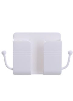 Buy Self Adhesive Wall Mounted Mobile Phone Holder With Hooks On Both Sides in Saudi Arabia