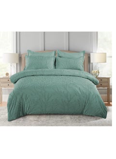 Buy Duvet set Bedding Cover, Set Of 6pcs Bedding Set Luxury King Size High Quality Duvet Cover Sets with Pillowcase GREEN in UAE