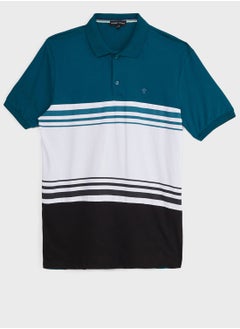 Buy Colourblock Polo T-Shirt in UAE