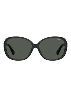 Buy Round / Oval  Sunglasses PLD 4098/S  BLACK 58 in Saudi Arabia