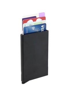 Buy Full Aluminium Business Card Holder Black in UAE