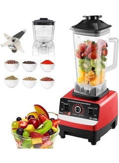 اشتري High-Speed Blender Mixer Juicer: BPA-Free, Heavy-Duty, 15-Speed, Smart Timer, Ideal for Smoothies, Juices, Ice Crushing, and Food Processing في الامارات