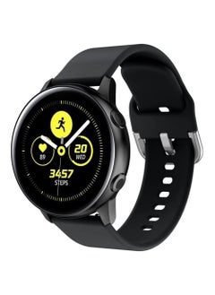 Buy Strap Strap Silicone 22MM For Samsung galaxy watch 46mm / Gear S3 / Huawei watch GT2E/GT (42mm,46mm) /GT2 Pro/GT2 46MM/honor Magic Watch2 46mm/Amazfit GTR 47mm/GTR 2/2e (Black) in Egypt