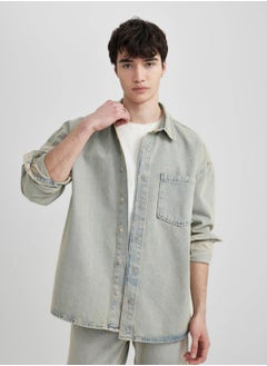 اشتري Oversize Fit Long Sleeve Shirt في الامارات