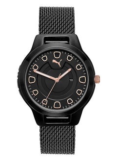 Buy Reset V1 Analog Quartz Watch for Women With Black Metal Band - 3 ATM - PU P1010 in UAE