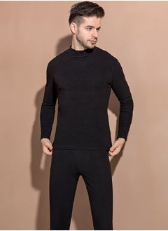 Buy Men's Cotton Thermal Underwear Set Shirt Pants Long Johns in UAE