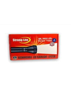 Buy Rechargeable LED Flashlight Black in Saudi Arabia