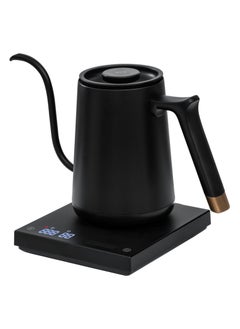 Buy Time More 600ml Smart Stainless Steel Electric Coffee Kettle with Temperature Adjustment for Brewing Tea and Coffee Home Edition, Black, Fast 192 Seconds, Up to 88°C in UAE