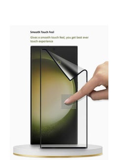 Buy Nano Ceramic Anti Fingerprint Matte Screen Protector For Samsung Galaxy S23 Ultra / S22 Ultra Clear in Saudi Arabia