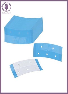 Buy 30-Piece Waterproof Lace Adhesive Wig Tape Double Sided for Lace Toupee (Blue with Hole) in Saudi Arabia