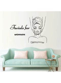 اشتري Skin Care Center Wall Decal Facials for Women Wall Stickers Spa Beauty Salon Decor Body Massage Gilrs Art Sticker 56Cm42Cm في الامارات