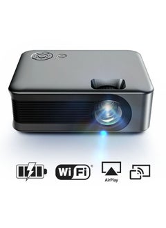 Buy 1080p high-definition projector, durable Portable Mini Projector, wireless same-screen video projector for home and office, Same screen model [Mobile phone with same screen without battery] in Saudi Arabia