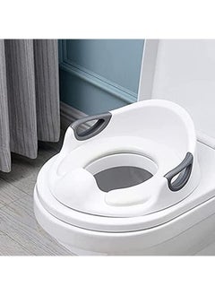 اشتري Toilet Training Seat,Child Safety Baby Toilet Seat, Suitable For Round And Oval Toilets, High Splash Protection, Handle And Backrest, ,Suitable For Boy And Girl Aged 1-8 Years في السعودية