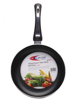 Buy Kawashi Healthy Cooking Aluminium Non-Stick  Active Frypan Black 20CM in UAE