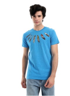 اشتري White Rabbit Textured Feathers Printed Tee في مصر