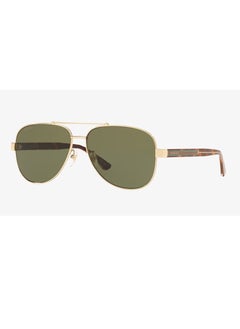 اشتري Gucci unisex UV resistant fashionable full frame sunglasses 63mm vintage sunglasses crystal green GG0528S في الامارات