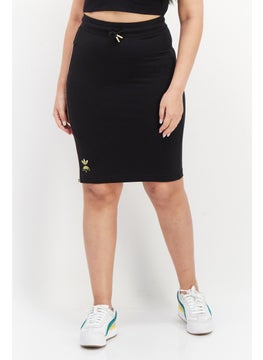 اشتري Women Sportswear Fit Drawstring Outdoor Mini Skirt, Black في الامارات