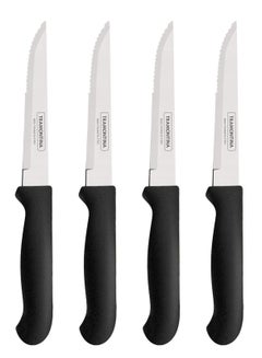 Buy 4 pcs Jumbo Knife Set - Stainless Steel Professional Chef Knives set with Ergonomic Handles in Saudi Arabia