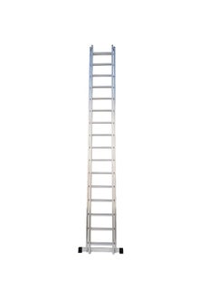 اشتري Singapore Extension Aluminum Ladder - Lightweight Ladder for Home, Office & Outdoor Use | 16+16 Steps Folding Ladder with Anti-Slip Design | Heavy-Duty Multi-Use Ladder | 9.7 Meter في الامارات