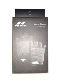 اشتري Leather Gym Glove With Wrist Wrap Large في الامارات