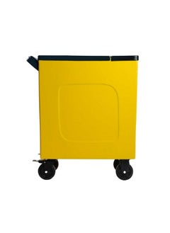 Buy Car wash trolley 80 Litres Square (Yellow-Black) in UAE