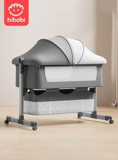 Buy Folding Co-Sleeping Crib With Detachable Baby Changing Table in UAE