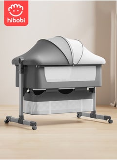 Buy Folding Co-Sleeping Crib With Detachable Baby Changing Table in UAE