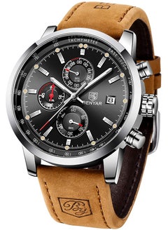 Buy Men's Quartz Watches Chronograph Sports Wrist Watch for Men in UAE