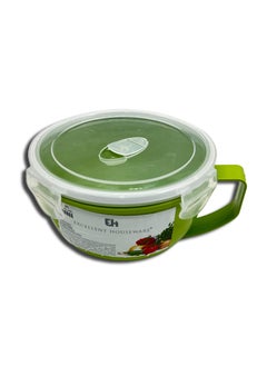 Buy Microwave Bowl With A Lid 1ltr Green in UAE