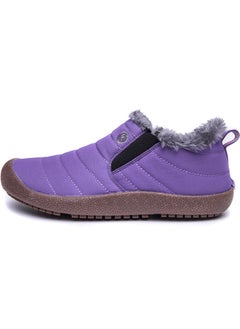 Buy Winter low Cut Thick Sole Plush Men's Snow Cotton Shoes A Pair in UAE