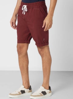 Buy Men Mid-Rise Slim Fit Shorts in UAE