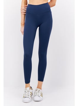 اشتري Women Tight Fit High Rise Training Tight, Dusty Blue في الامارات