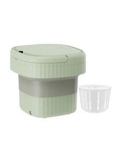 Buy Portable Folding Mini Washing Machine 6L With Dehydration Basket 10W For Undergarments Socks and Baby Clothes in UAE