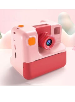اشتري كاميرا طباعة فورية لكاميرا الأطفال مع ورق طباعة بطاقة TF 26 ميجابكسل وكاميرا 1080P 2.0 بوصة وشاشة IPS كاميرا فورية للأطفال في الامارات