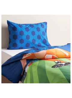 Buy Eli Football Costume 2-Piece Single Duvet Cover Set - 135x200 cm in Saudi Arabia