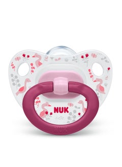 Buy NUK Happy Days Silicone Soother, 0-6m Pack of 1 in Saudi Arabia