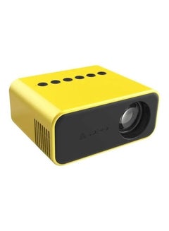 Buy Mini Portable LED Projector YT500 Yellow in Saudi Arabia