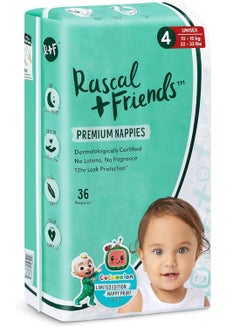 Buy Cocomelon Diaper, Todler Size 4 (Pack Of 36) in UAE