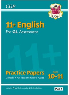 اشتري 11+ GL English Practice Papers: Ages 10-11 - Pack 1 (with Parents' Guide & Online Edition) في الامارات